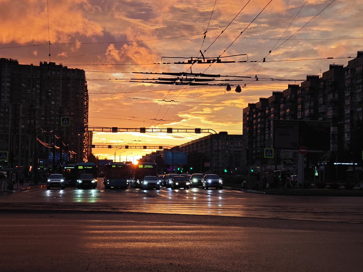 Закат, Питер — ropachin · Стрекоза