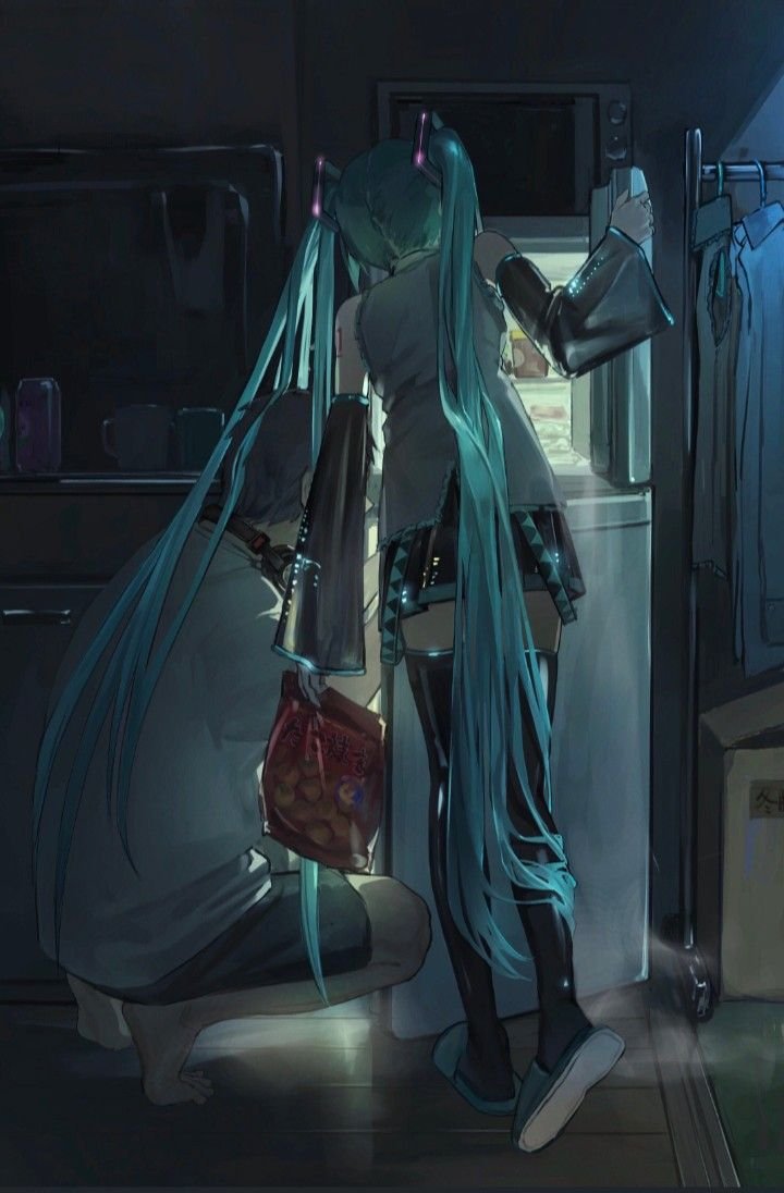 Сладких снов вместе с Мику 😴 — Hatsune Miku Fan Club ✩✩✩ · Стрекоза