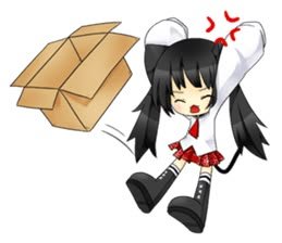 Кидать предметы весело до момента уборки. Ня — AnimeGirlSad_Namida · Стрекоза