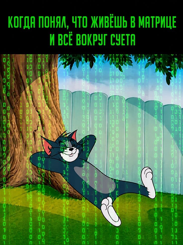 Наконец досмотрел матрицу, поэтому имею право поменять профиль — Oklahoma_Mixer · Стрекоза