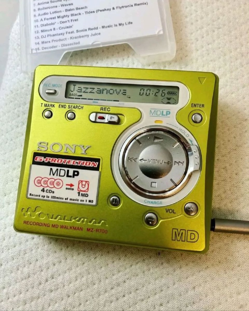 Sony walkman MZ-R700 - это моя мечта! Вы только поглядите, насколько… — Любители плееров · Стрекоза