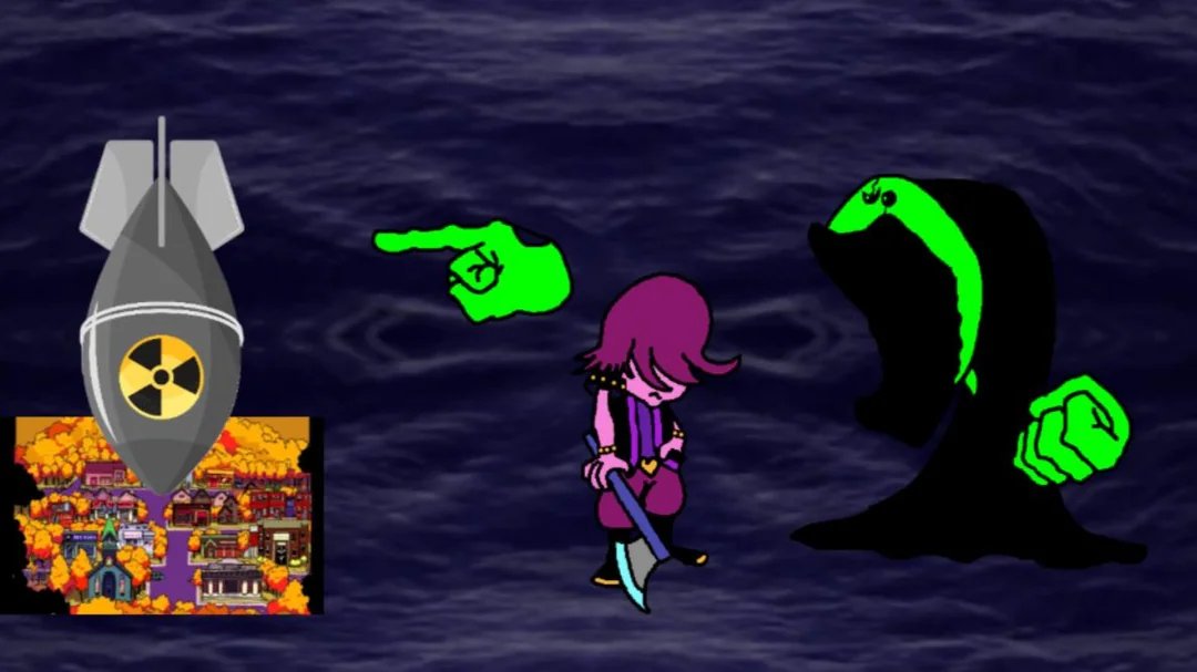 зелёный Гастер — deltarune · Стрекоза