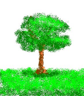 Решила сейчас в paint нарисовать вот такое деревце. Простенько, но оч… — Abigail_kvasss · Стрекоза