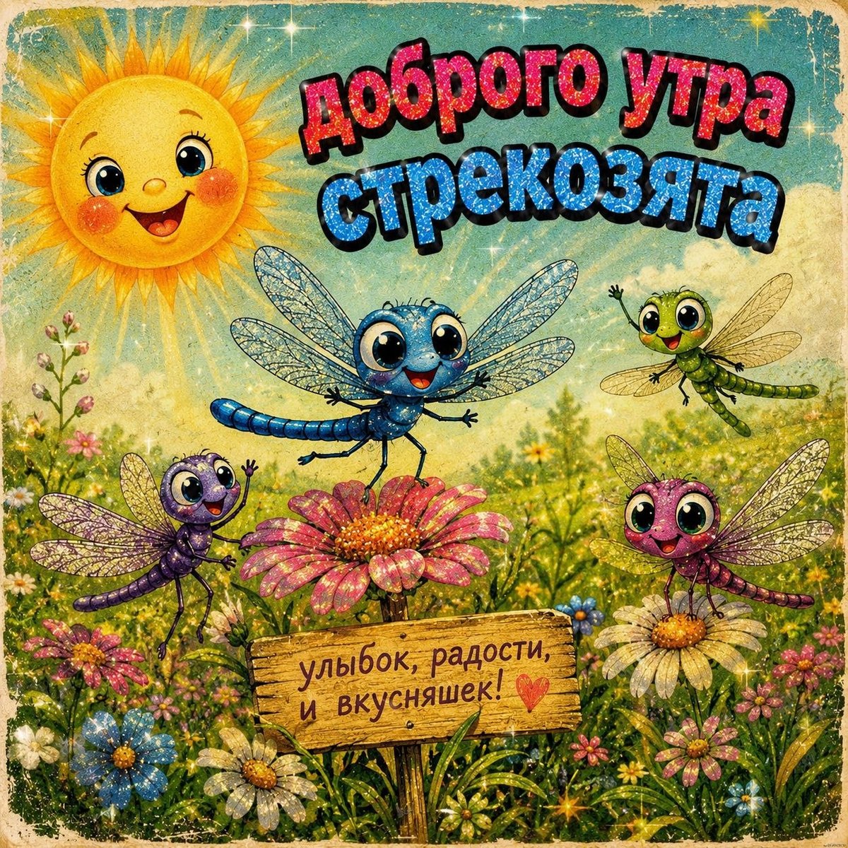 всем доброго утра! — pozor · Стрекоза