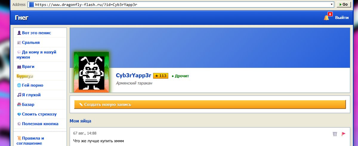 Почему меня так вставляет с этого — Cyb3rYapp3r · Стрекоза