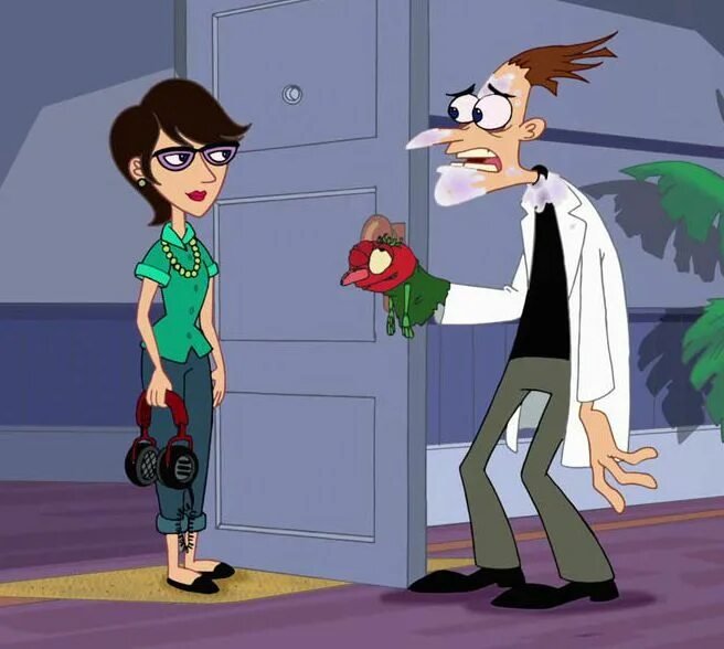 Ко мне прийти моя бывшая жена - Шарлин. Она хотела поговорить со мной… — Doofenshmirtz · Стрекоза