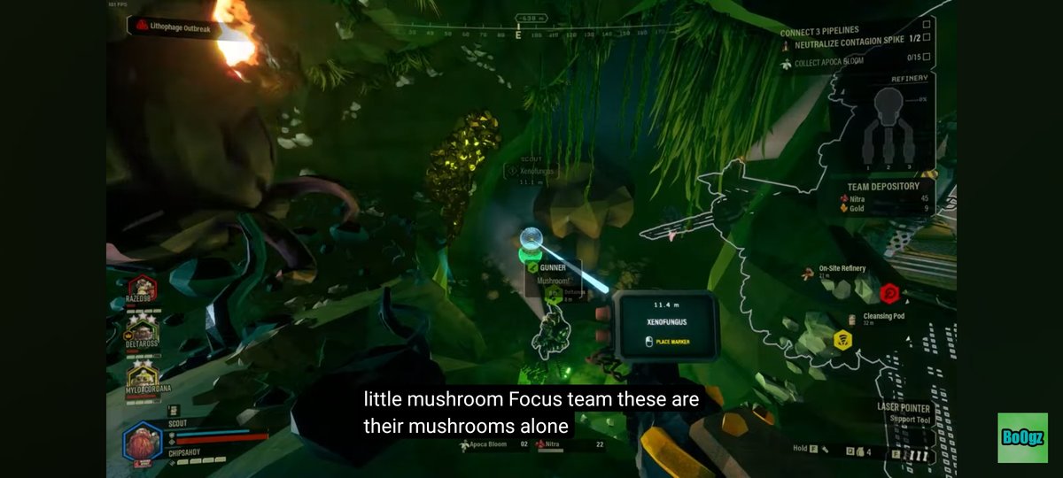 Видос смотрел короче и тут огроменный гриб появился — Deep Rock Galactic · Стрекоза
