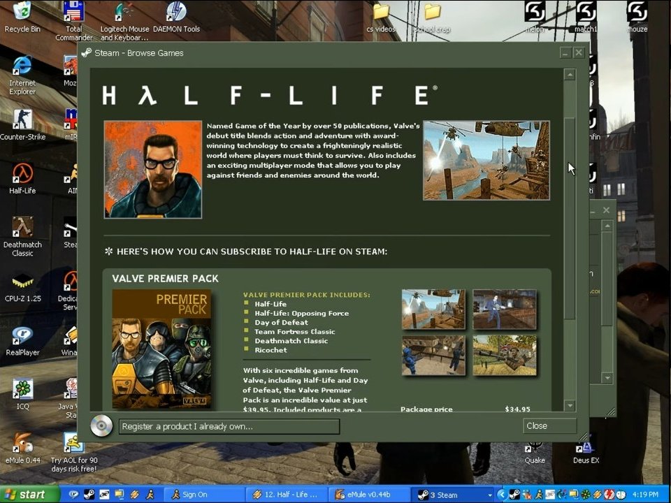 Steam 2004 (https://youtu.be/OmpxKcTG8yI) ⭐ #gui ℹ️ #source 😎 #gldsou… — Source Aesthetic · Стрекоза